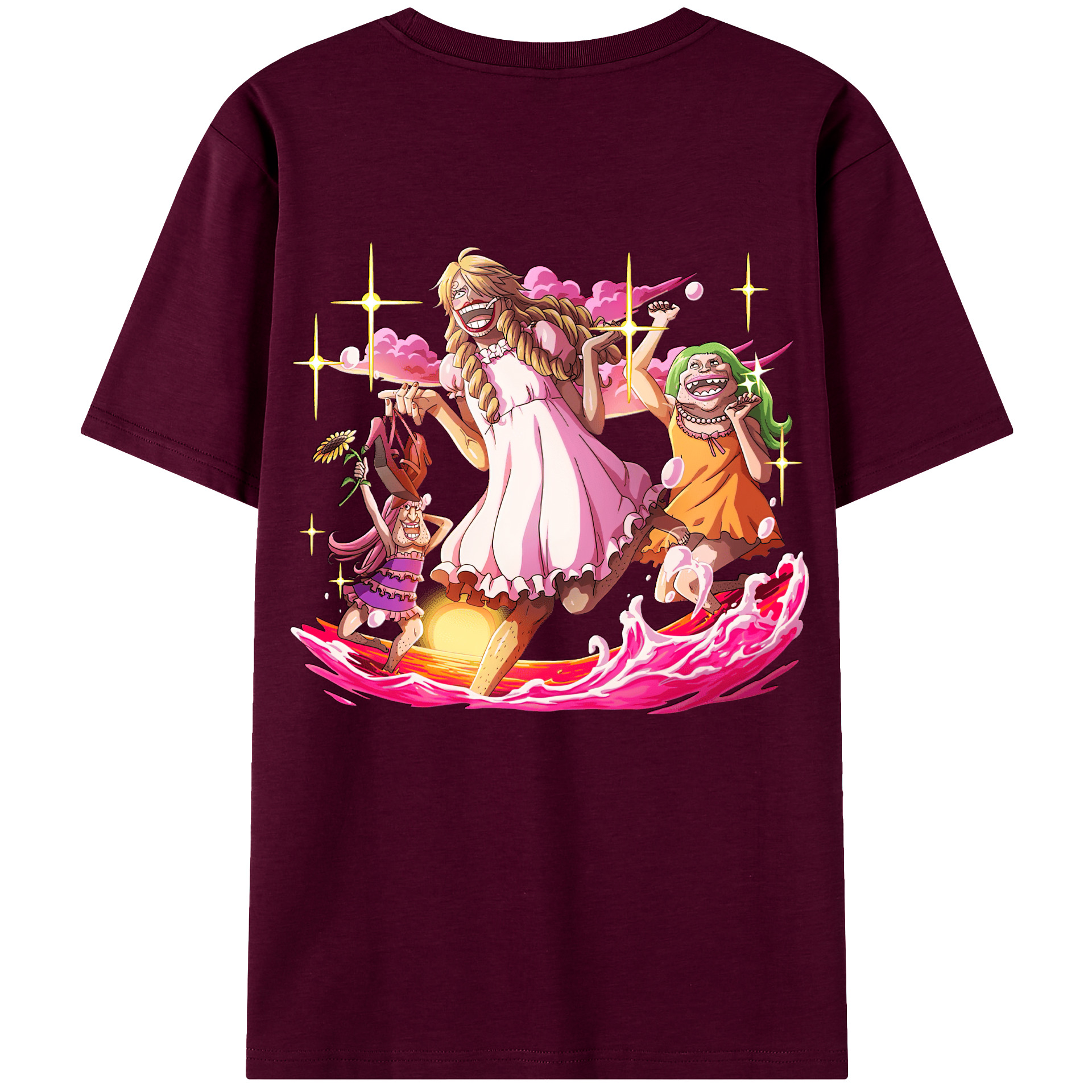 （画像用） ワンピース サンジ ONE PIECE Sanji レディース半袖Tシャツ(バックプリント)
